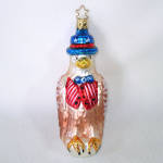 Click to view larger image of Inge Glas Patriotic Eagle Christmas Ornament Plus Bonus (Image2)