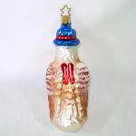 Click to view larger image of Inge Glas Patriotic Eagle Christmas Ornament Plus Bonus (Image3)