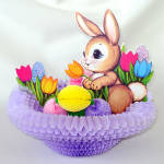 Click to view larger image of Beistle 1973 Tissue Honeycomb Easter Bunny Centerpiece (Image3)