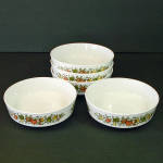 Click to view larger image of Corning Centura Spice of Life 5 Cereal Soup Bowls (Image2)