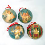 Click to view larger image of Twelve Glorious Angels Christmas Ornaments Set (Image3)