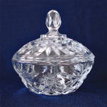 Click here to enlarge image and see more about item 16097: Anchor Hocking EAPC Star of David Prescut Candy Dish