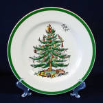Click here to enlarge image and see more about item 16109: Spode Christmas Tree Dinner Plate, 11 Available