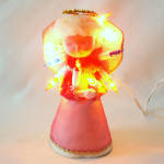 Click to view larger image of Retro Angel Doll Lighted Christmas Tree Topper (Image5)