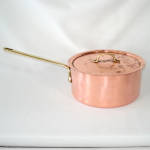 Click to view larger image of Copper 3 Quart Covered Saucepan (Image6)