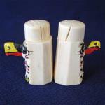 Click to view larger image of Japan Carved Bone Totem Pole Shakers (Image3)