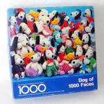 Click to view larger image of Dog of 1000 Faces Snoopy Springbok Jigsaw Puzzle Complete (Image1)