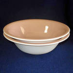 Click here to enlarge image and see more about item 7295: 2 Harker Springtime Vegetable Serving Bowls Bewitched Dishes