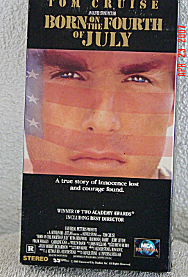 Born on the Fourth of July VHS Video Movie 1989-90 (Image1)