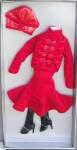 Click to view larger image of Tonner Dynamic Red Outfit Only for Cami and Jon Dolls (Image1)