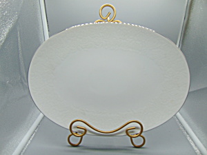 Rosenthal Ermine 13 In. Platter Continental By Loewy Germany Roses