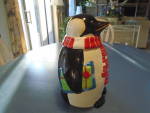 Click to view larger image of Nonni Penquin Christmas Cookie Jar (Image5)