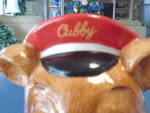 Click to view larger image of Harry & David CUBBY Teddy Bear Delivery Boy Cookie Jar (Image3)