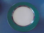Click here to enlarge image and see more about item 12311: Dansk Emerald Braid Dinner Plates Portugal