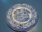 Click here to enlarge image and see more about item 13499: Staffordshire Liberty Blue Monticello Bread/butter Plates