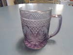 Click here to enlarge image and see more about item 15636: Luminarc France Amethyst Mugs CRIS D'ARQUES/DURAND