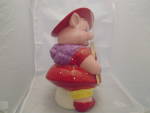 Click to view larger image of Kitchen Diva Ceramic Cookie Jar Absolutely Adorable Pig (Image3)