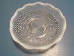 Click to view larger image of Fenton Hobnail Opalescent Serving Bowl Scalloped Rim (Image1)