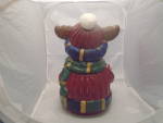 Click to view larger image of Christmas Moose Ceramic Cookie Jar (Image3)