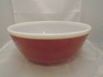 Click here to enlarge image and see more about item 16800: Pyrex 4 Qt. Americana Cinnamon and White Mixing Bowl Mint