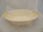 Click here to enlarge image and see more about item 17083: Metlox Sculptured Daisy Oval Baker w/Handles