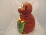 Click to view larger image of Pier 1 Monkey Cookie Jar Ceramic (Image4)