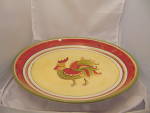 Click to view larger image of HD Designs Rooster Deep Dish Oval Platter or Bowl (Image2)
