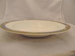 Click to view larger image of Mikasa Ultima Plaza Court Blue Rimmed Soup Bowl(s) (Image1)