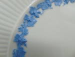 Click to view larger image of Wedgwood Lavender on Cream Embossed Queen's Ware Salad Plate(s)   (Image2)
