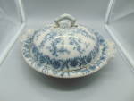 Click to view larger image of Spode Gray Delhi Covered Serving Bowl Circa 1860 ANTIQUE MUST SEE (Image1)