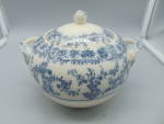 Click to view larger image of Spode Gray Delhi Covered Sugar Bowl Circa 1860 ANTIQUE MUST SEE (Image1)