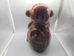 Click to view larger image of Brown Monkey Ceramic Cookie Jar Made by Home (Image3)