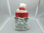 Click to view larger image of Gibson Coca Cola Sleigh Cookie Jar w/Babies too (Image3)
