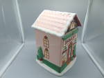 Click to view larger image of Potter's Studio Pink Christmas Bakery Cookie Jar (Image2)