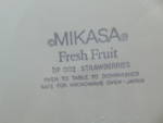 Click to view larger image of Mikasa Fresh Fruit Strawberries Square Salad Plate(s) MINT (Image3)