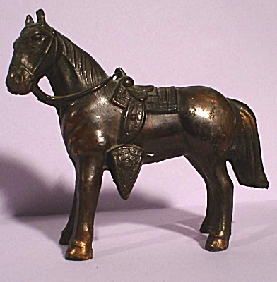 1960s Pot Metal Western Horse (Image1)
