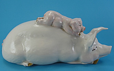 Beswick Piggyback Figure Pig & Piglet
