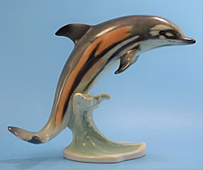 Goebel Porcelain Leaping Dolphin