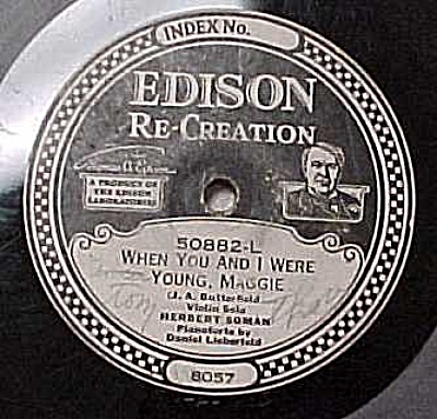 Edison Record 50882 'Break the News to Mother' 'Maggie' (Image1)