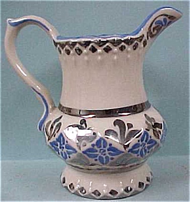 Small Silver Luster Pitcher (Image1)