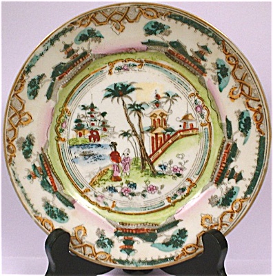 Nice 1930s/1940s Oriental Plate (Image1)
