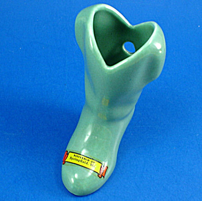 1940s Pottery Boot Wall Hanger Planter (Image1)