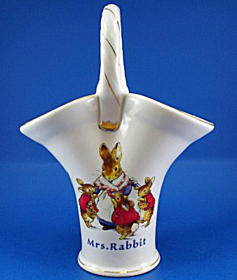 Beatrix Potter Mrs. Rabbit Porcelain Basket (Image1)