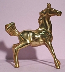 Click to view larger image of Unique Pose Plated Metal Horse (Image1)