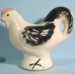 Click here to enlarge image and see more about item a05395: 1940s Rio Hondo Pottery Chicken Creamer