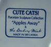 Click to view larger image of Danbury Mint Cute Cats! Series: Apples Away (Image2)