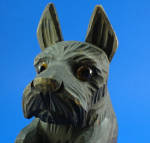 Click to view larger image of German Carved Wood Wall Hanger Scottish Terrier (Image4)