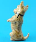 Click to view larger image of 1940s/1950s Miniature Pottery Begging Terrier (Image2)