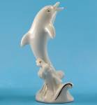 Click to view larger image of Lenox Porcelain Leaping Dolphin (Image2)