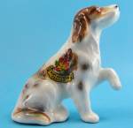Click to view larger image of 1950s Porcelain Sitting Setter Dog (Image1)